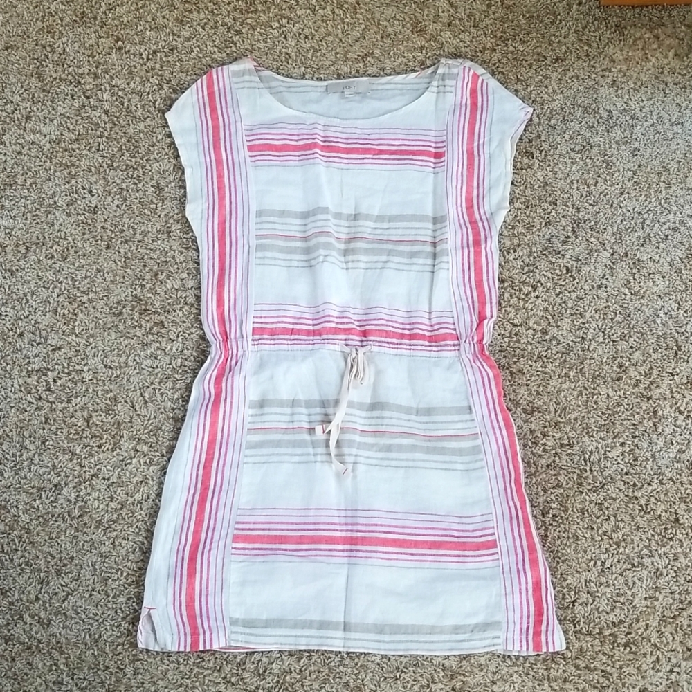 LOFT linen summer dress